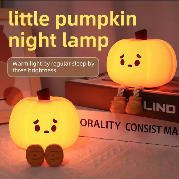 Squishy Pumpkin lamp